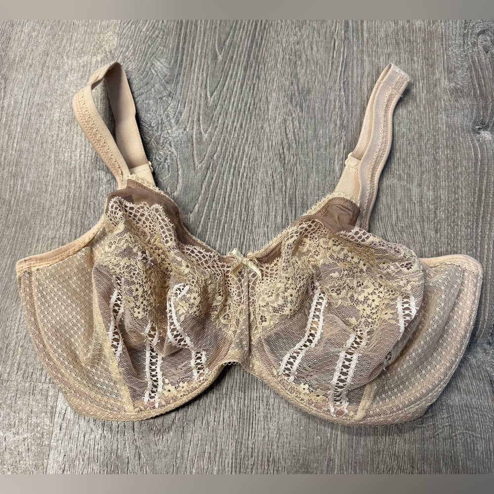 Wacoal 36G Women’s Lace Bra Underwire Beige